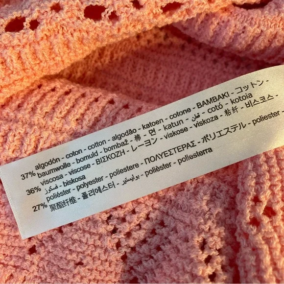 Zara Pink Sweater Top Size Small - Picture 9 of 9